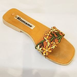 Multicoloured Romano sandals